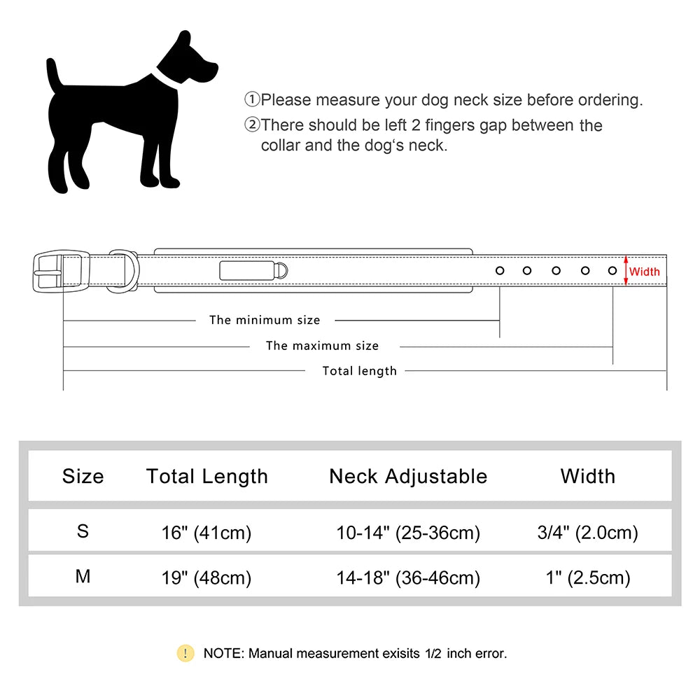 Durable Padded Dog Collar Adjustable Nylon Dog Collars Pet Training Walking Collar Strong for Small Medium Dogs Pitbull Pug Red